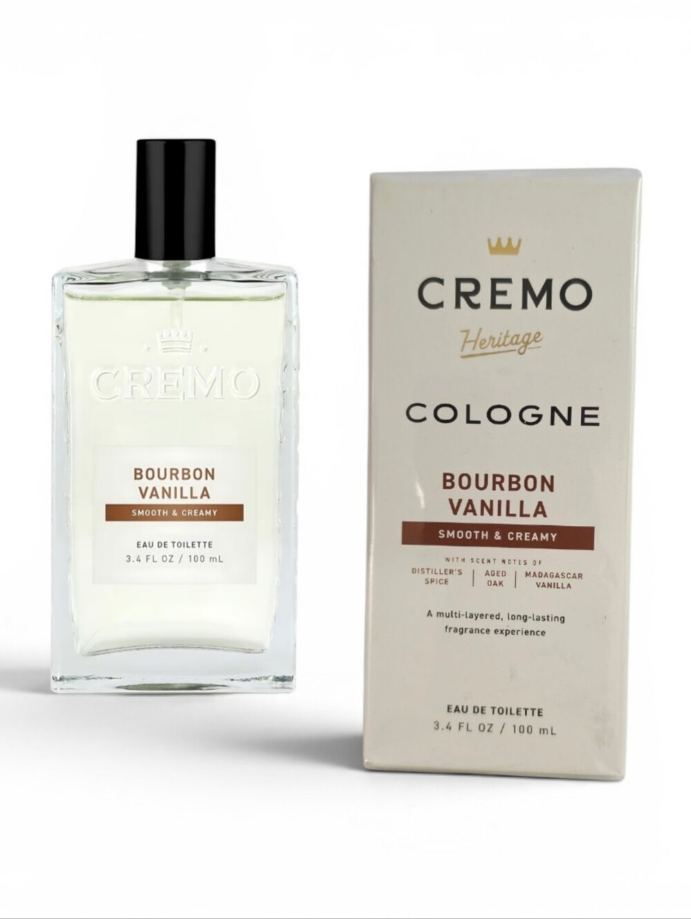 Cremo Bourbon Vanilla Men's Spray Cologne